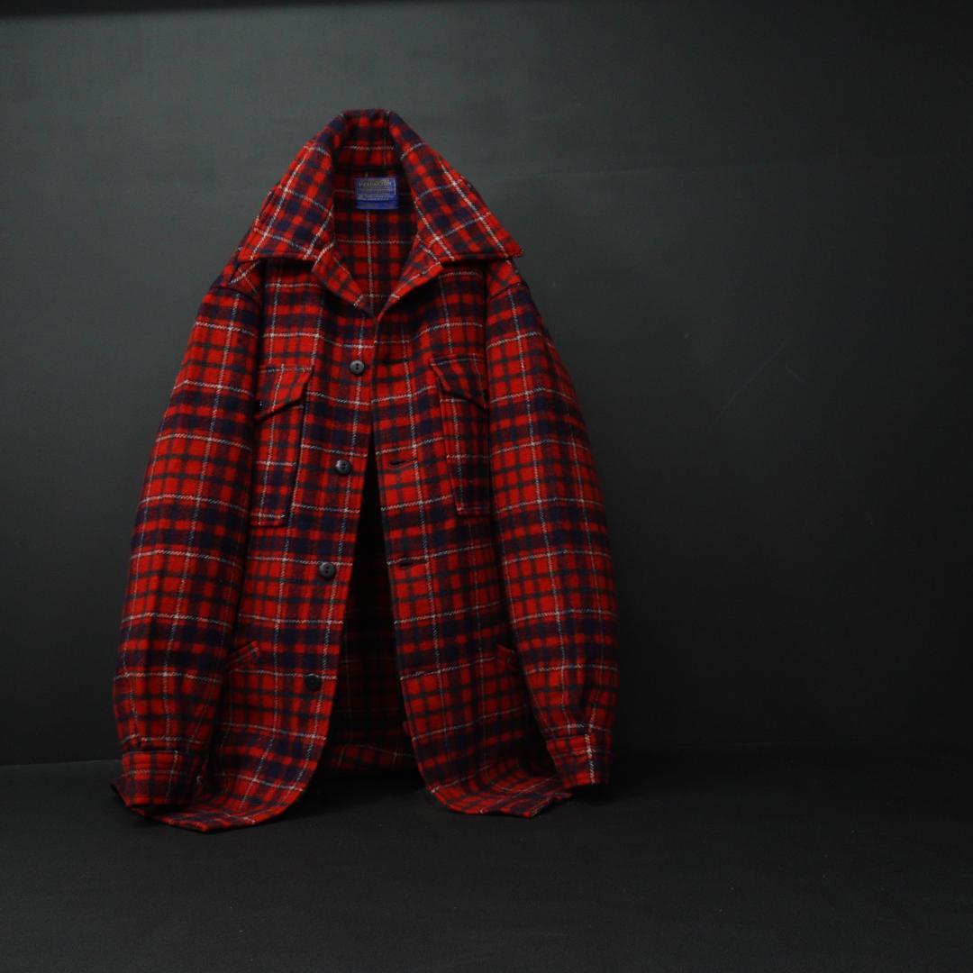 PENDLETON 70s USA製 ウールチェックジャケット TALL