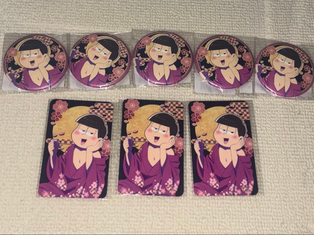 おそ松さん ウェブくじ 今宵は酔いも好いの満開桜 トド松 セット まとめ売り