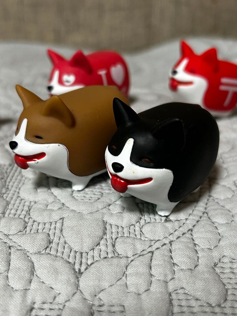コーギー　柴犬　フィギュア　一式　ガチャポン　景品