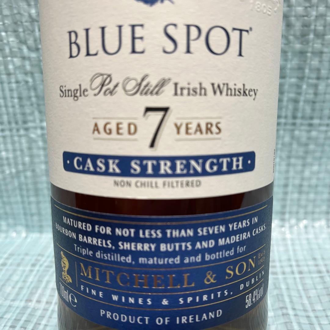 ブルースポット7年 アイリッシュウィスキー カスクストレングス