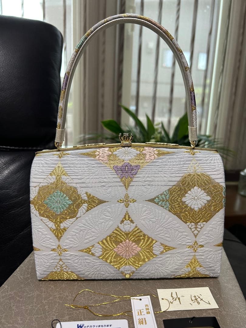 美品 草履バッグ 沙織 Ｌサイズ 足袋付