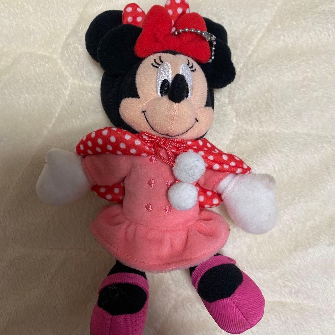 おひとつ〜OK ミニー ぬいぐるみバッジ