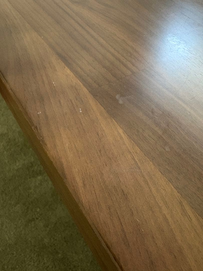 ダイニングテーブル　ウォールナット　アイアン脚　ヴィンテージ風