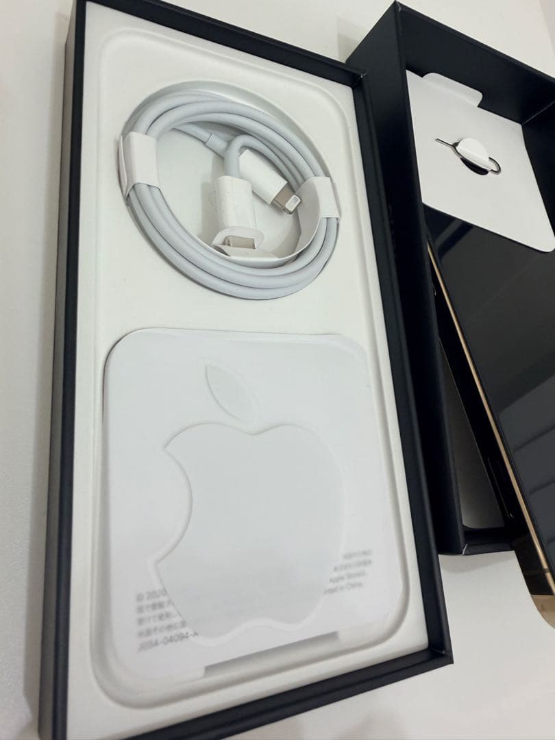 iPhone12pro 128gb simフリー ゴールド 箱・充電ケーブル付き