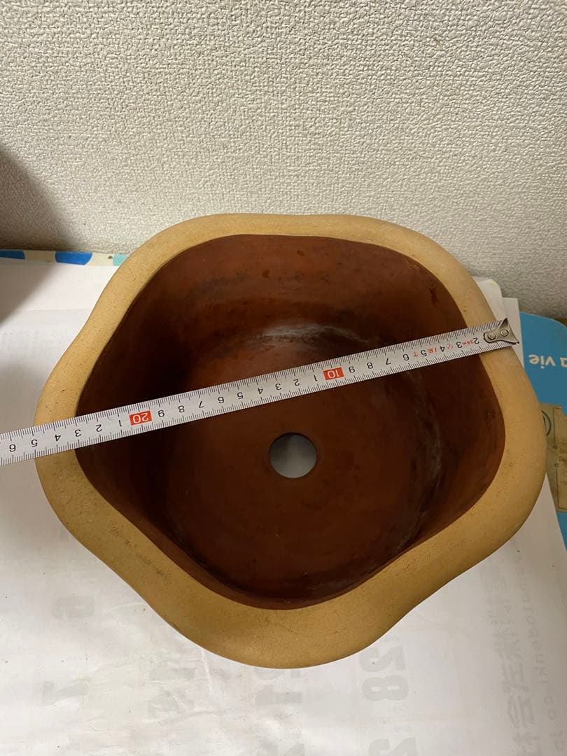 中国古盆器＜中国宜興・烏泥 在落款・泥味抜群 盆栽鉢 Yahoo!