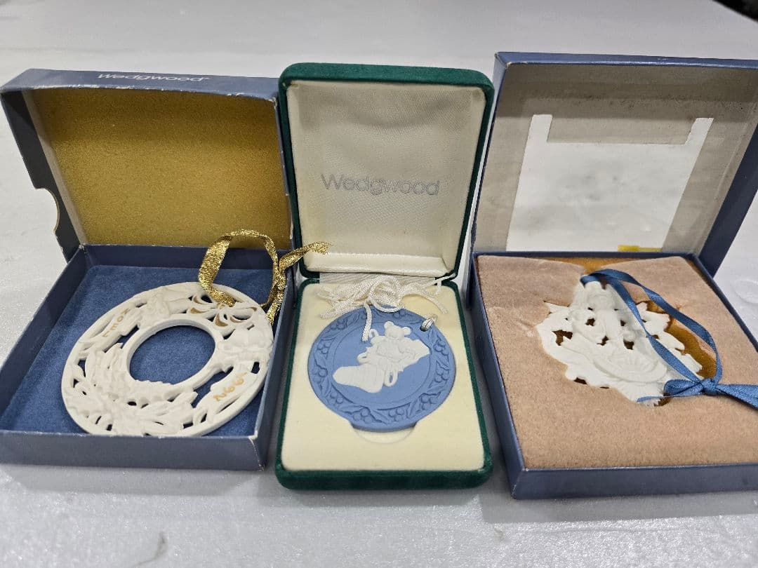 最終値下げ ウェッジウッド WedgeWood オーナメント クリスマス 3個 最終値下げ ウェッジウッド WedgeWood オーナメント クリスマス 3個