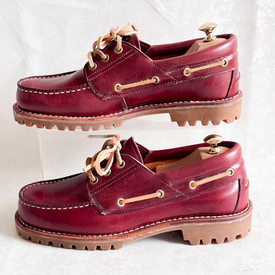 【REGAL リーガル】デッキシューズ 3eye 赤茶 660AH 26cm