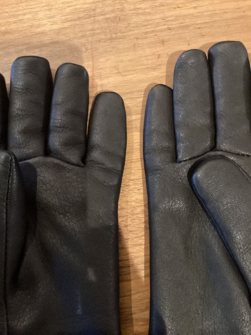 HTC グローブ レザームートンタイプ 黒 メンズ ロンハーマン購入 名