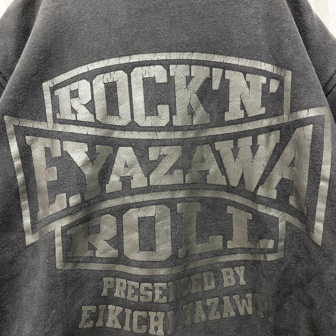 矢沢永吉 スウェット生地 ジャージ トラックジャケット ブルゾン L 刺繍ロゴ