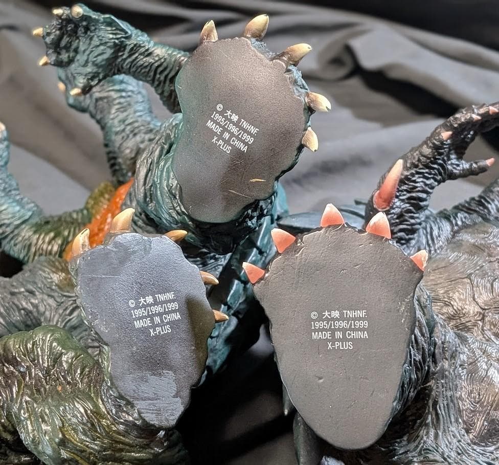 平成ガメラ95,96,99（エクスプラス）ソフビフィギュア3体セット