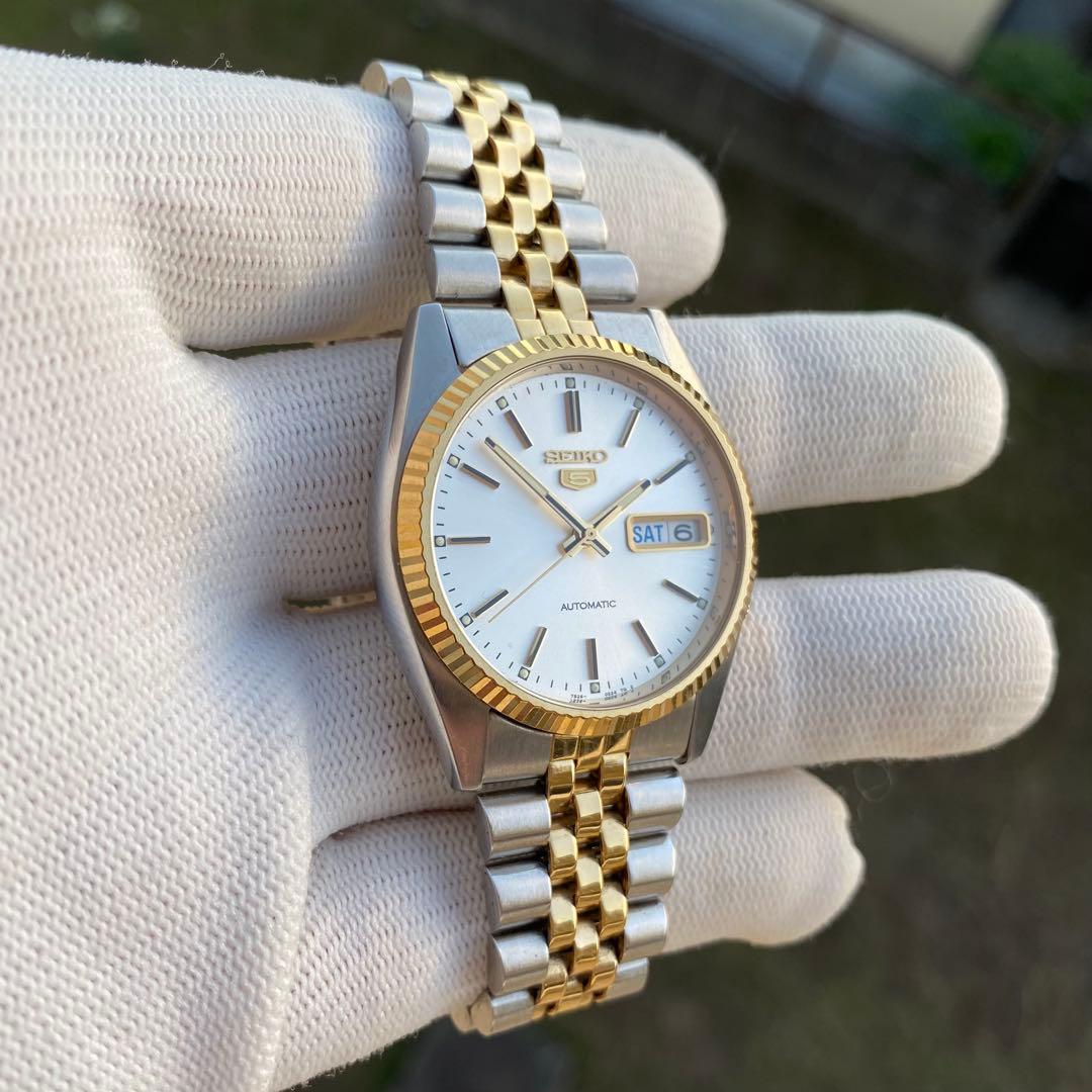 SEIKO 5 自動巻き 7s26-0500セイコーファイ。