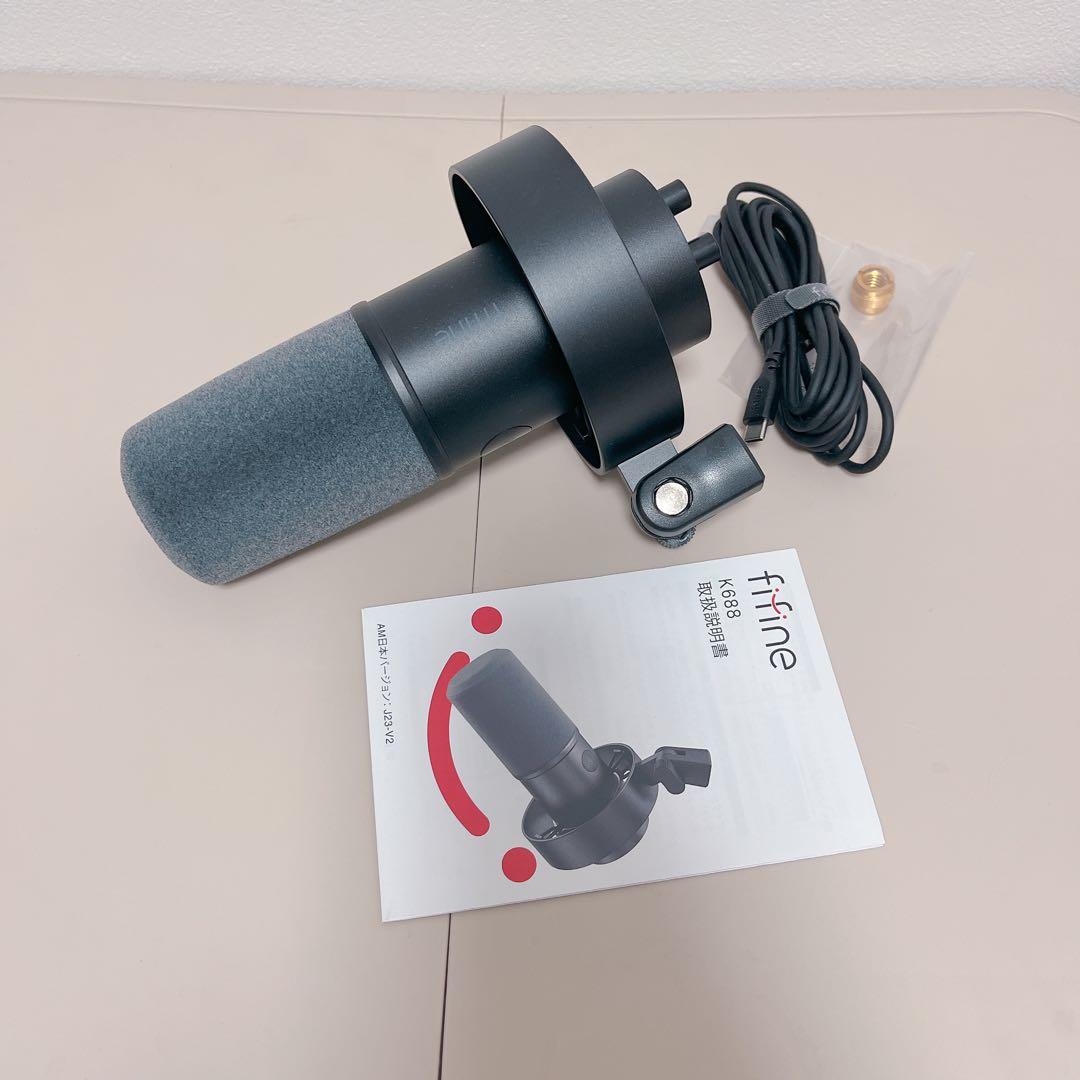 ✦ダイナミックポットキャストマイク USB/XLR接続可能 K688