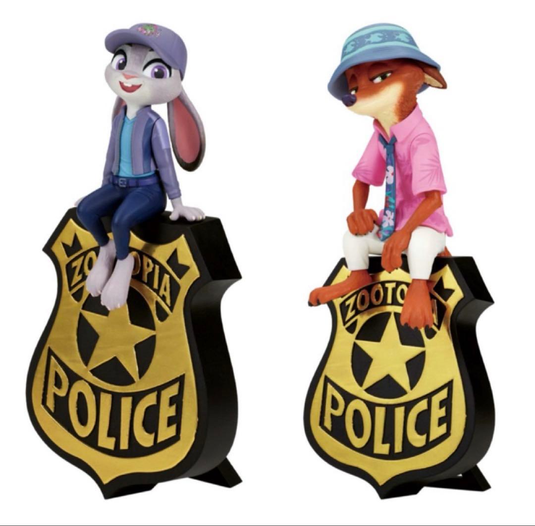 ズートピア2 モニタートップフィギュア ニック・ワイルド ジュディ