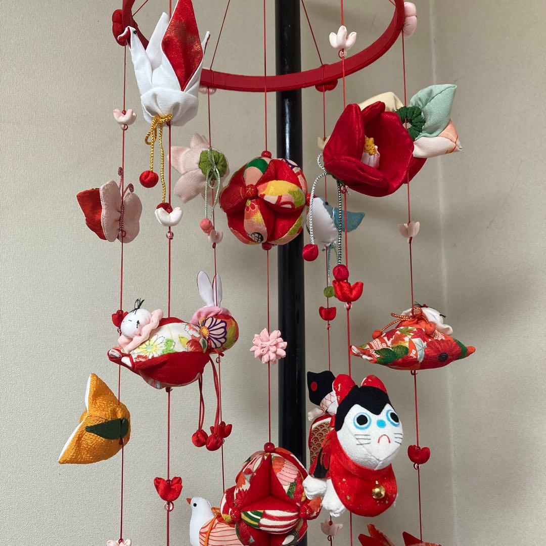 601 ハワイラブ　吊るし雛　吊るし飾り