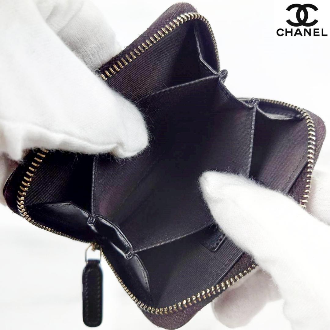 【レンティー】超美品　ラムスキンCHANEL19　マトラッセ　ケース