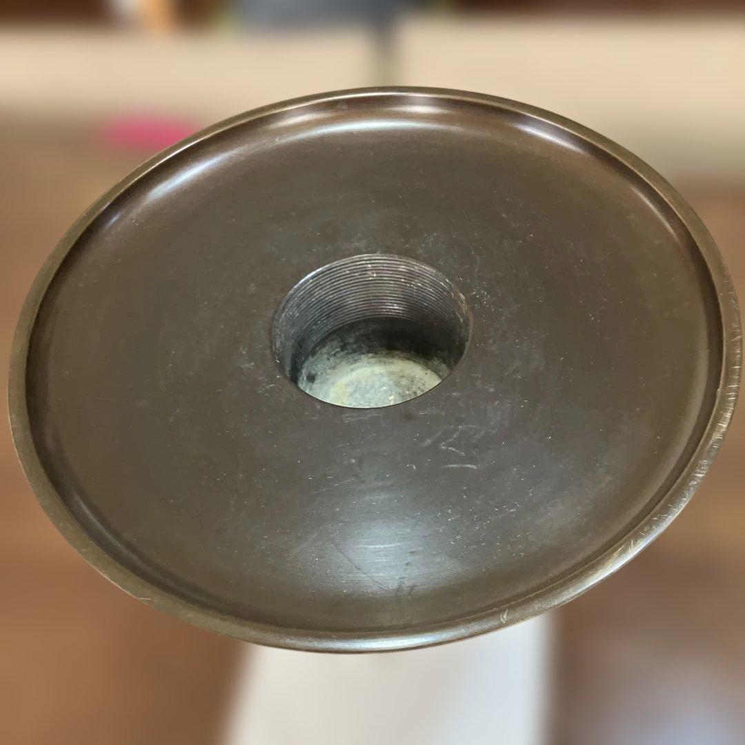 茶道具・花器花瓶 薄端・鳳凰足 ビンテージ 古道具(蔵出し骨董品) 工芸品