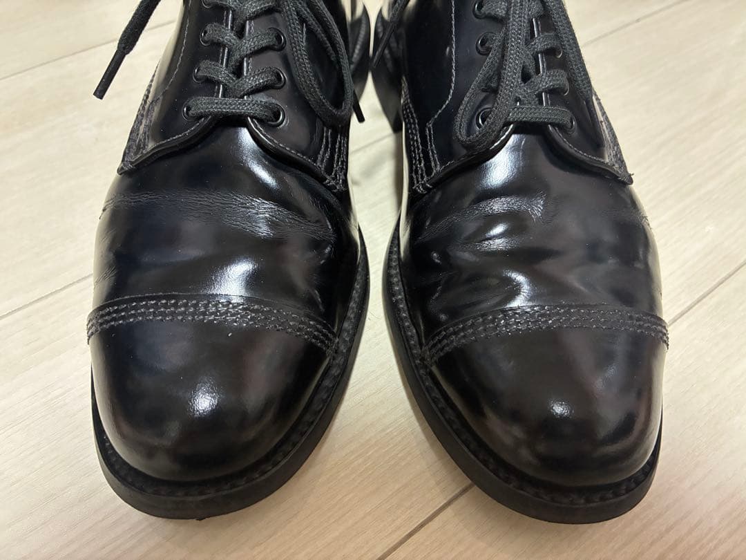 み*。様 SANDERS ミリタリーダービー 黒 UK6（25〜25.5cm相当