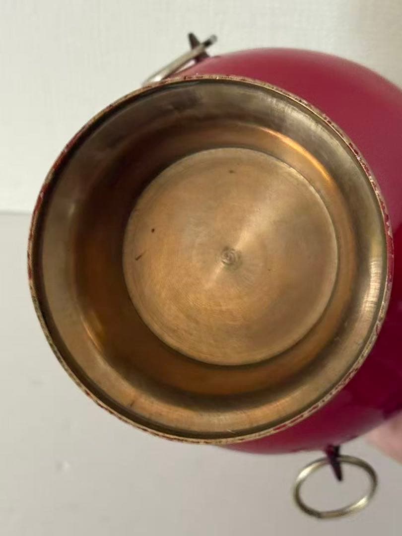 中国銅製工芸螺鈿細工 花瓶 花器 花入唐物 骨董 置物