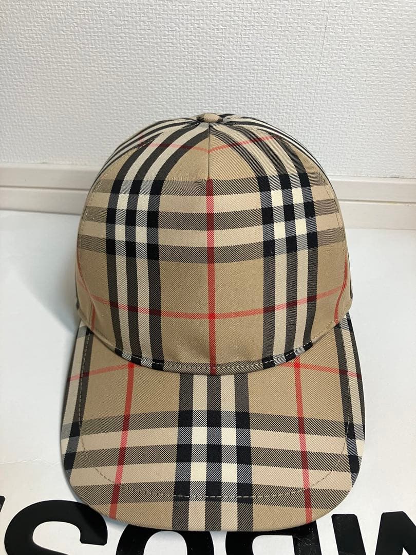 Burberry チェック柄キャップ BURBERRY チェック柄キャップ 12-18M