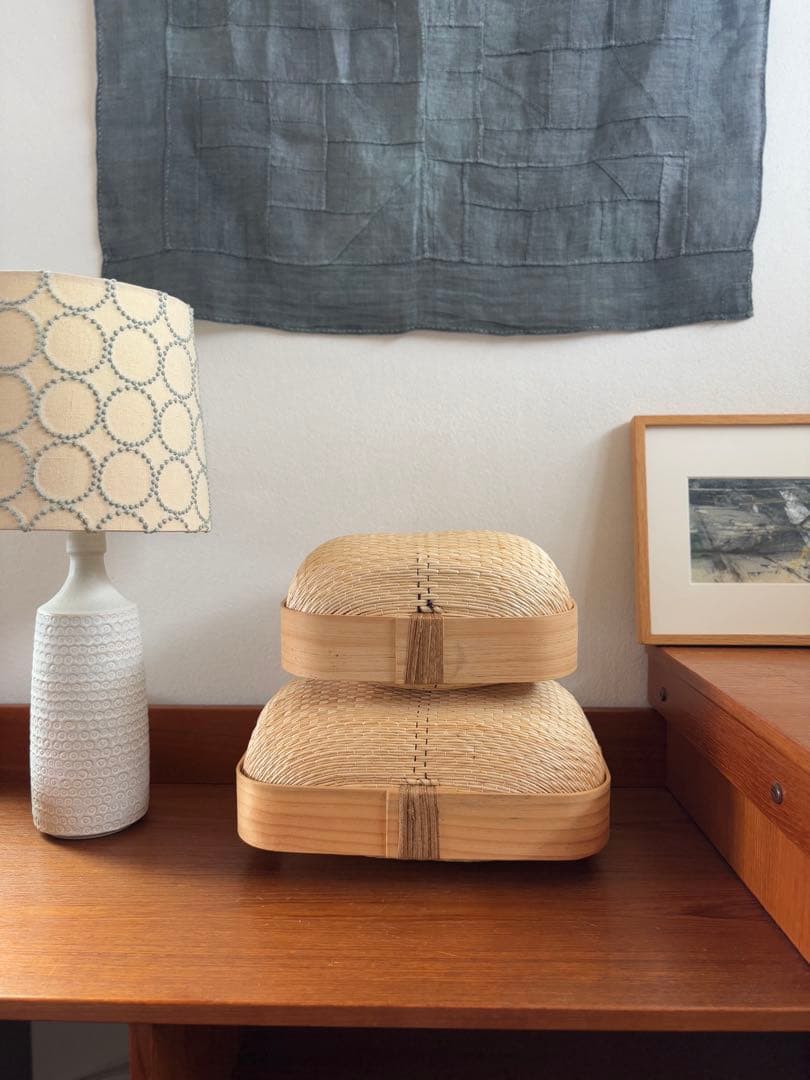 韓国 柳行李 李朝 伝統工芸品 かご 中 - メルカリ