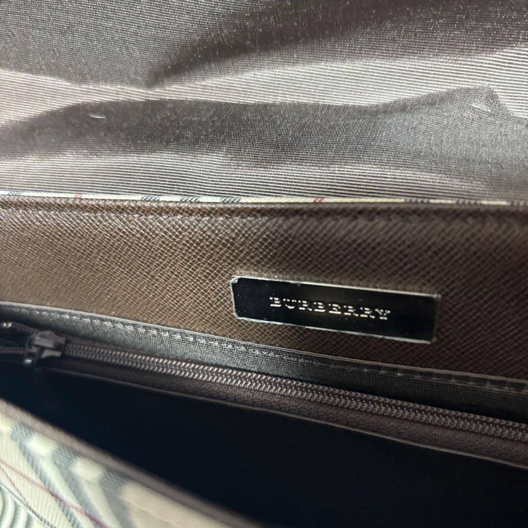 BURBERRY ワンショルダーバッグ ノバチェック キャンバス