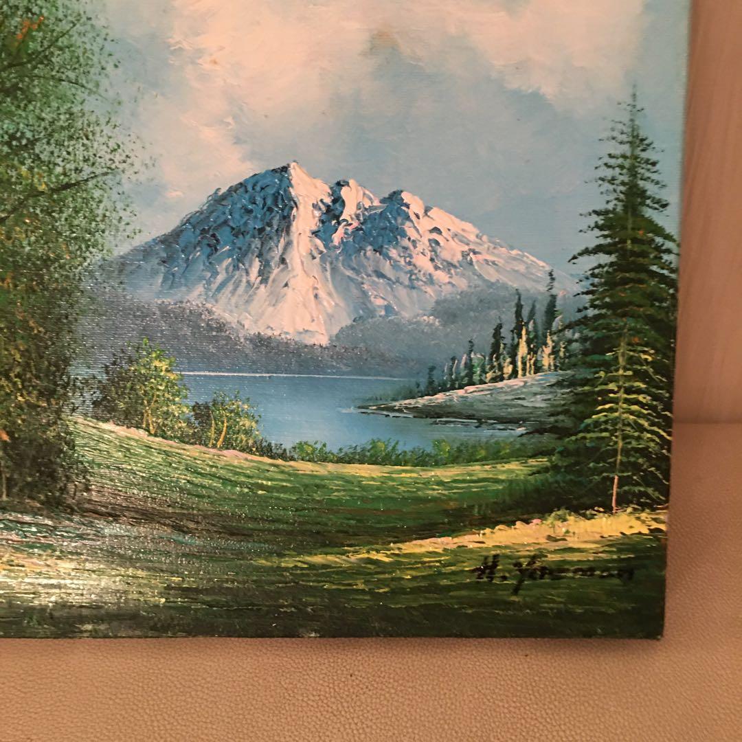 油絵風景画手描き作品