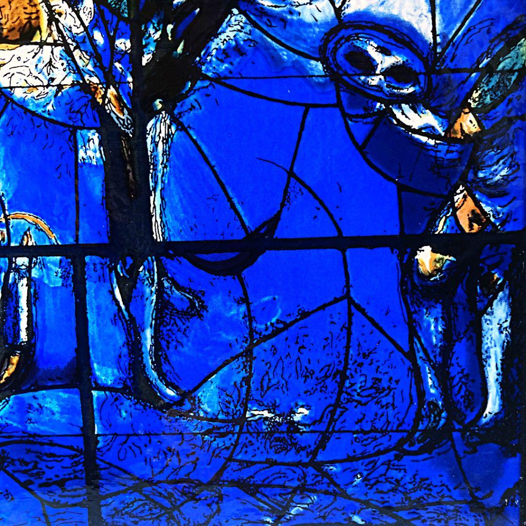 【マルク・シャガール】ヴィンテージ ステンドグラス