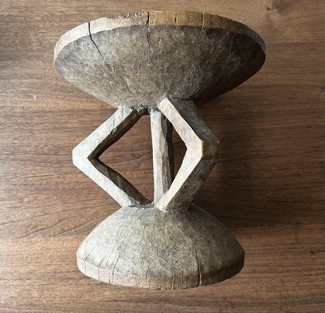 トンガ族　ハンドメイドスツール