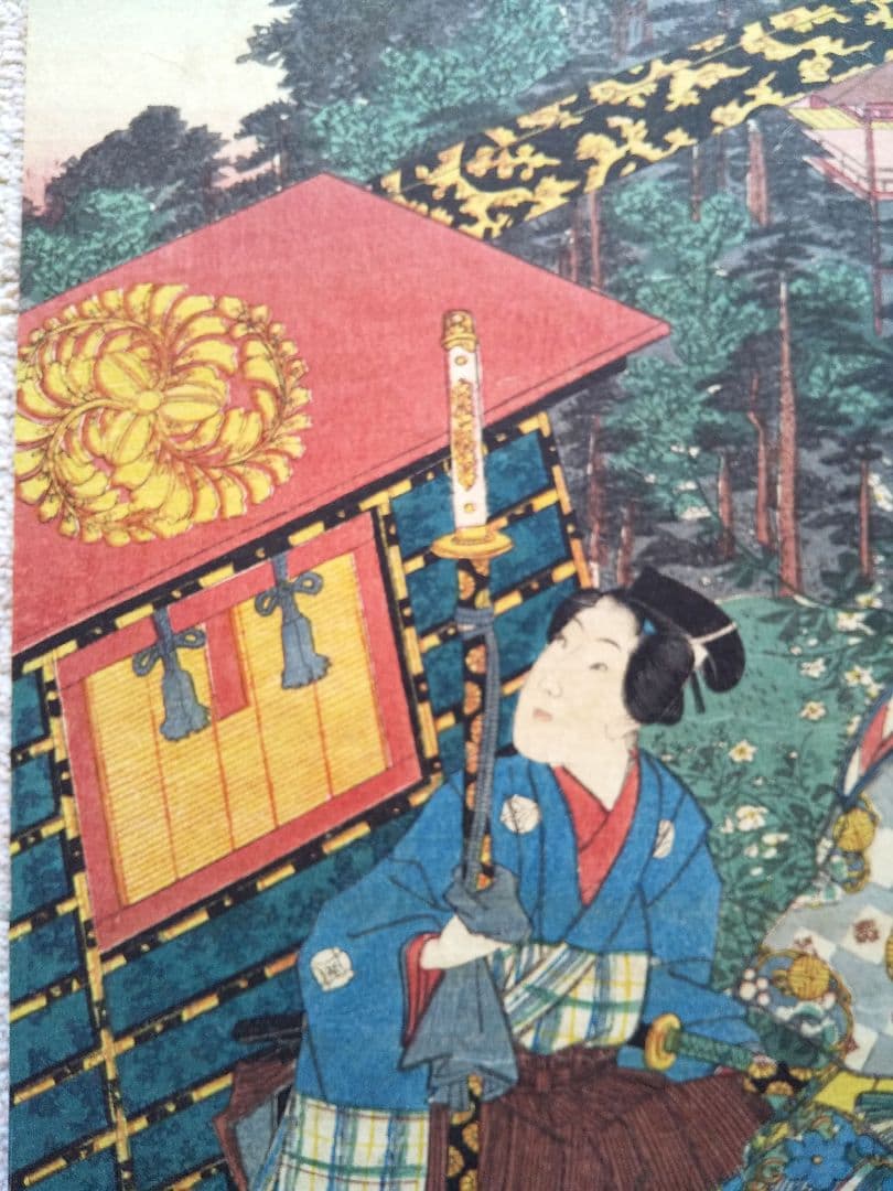 浮世絵 豊國 源氏十二ヶ月之内「卯月」