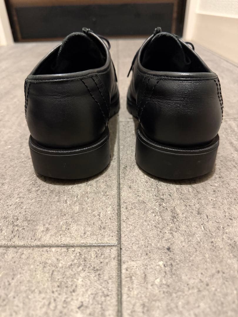 黒 モカシンスタイル 厚底ソール