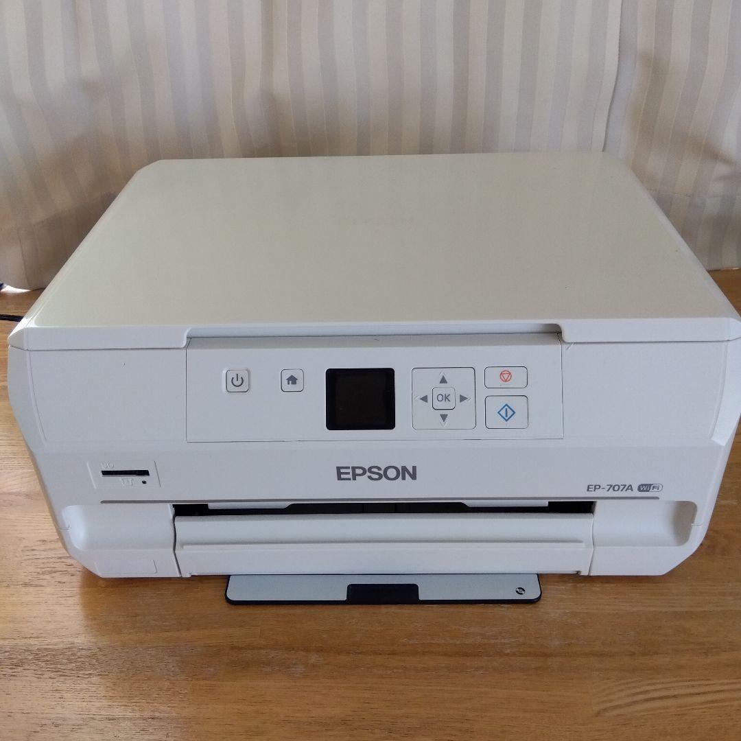 EPSON EP-707A インクジェットプリンター ジャンク品 - メルカリ