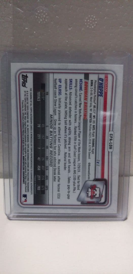 その他 TOPPS 1St. Bowman