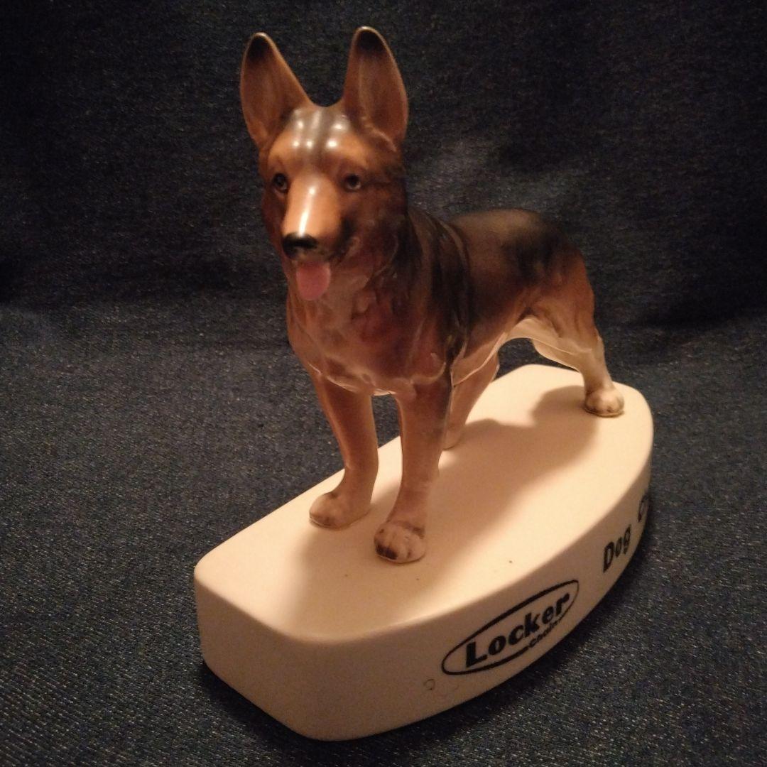 昭和レトLoo Ker シェパード 置物 Dog chain イヌ ノベルティ - メルカリ