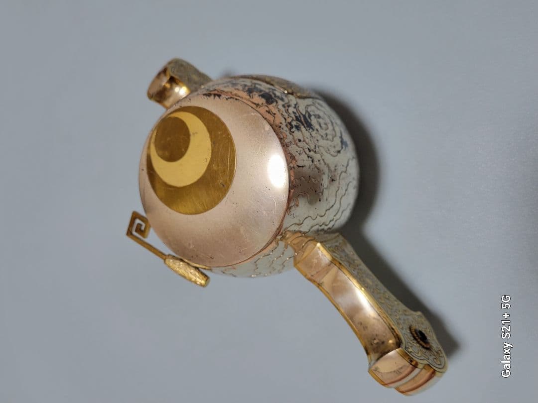 Amazon.co.jp: 置物 銀製 打ち出の小槌・こづち 大 （梅都工房作品） :