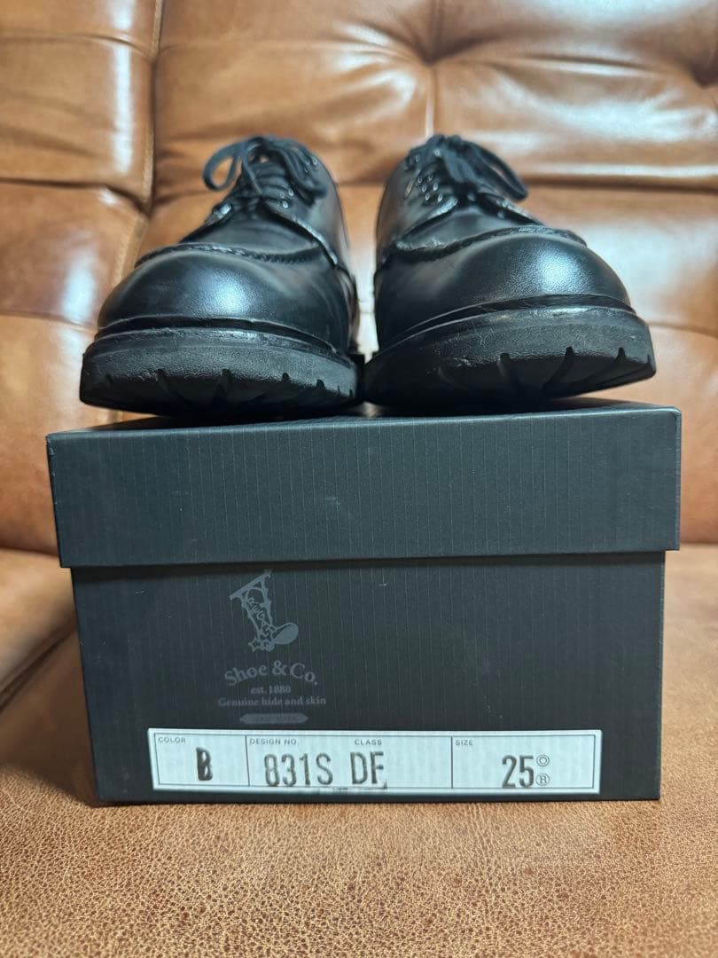 靴 REGAL shoe & co. U-Tip Derby Shoes GTX