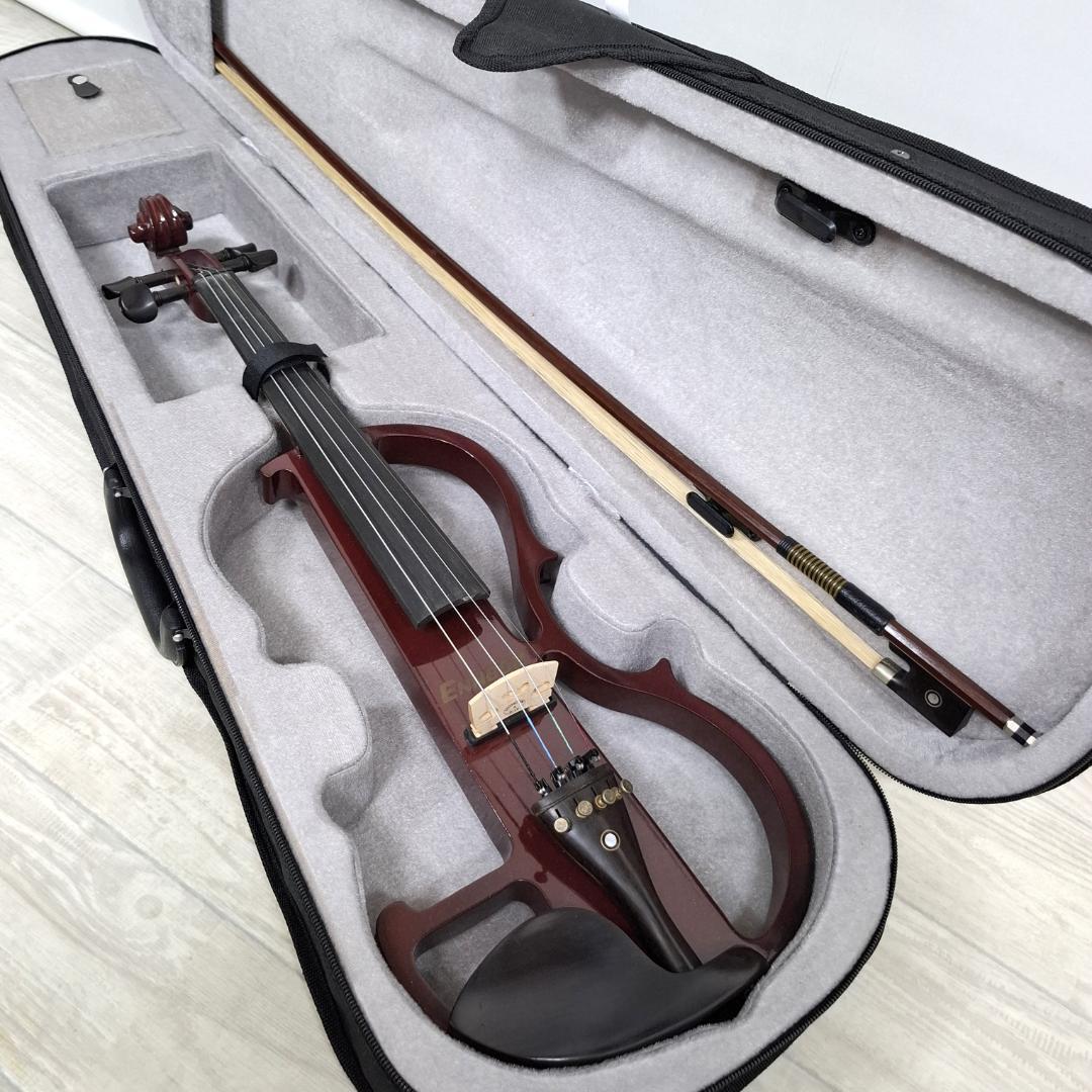 【美品】Ennbom エボニー サイレントバイオリン HVPV-30 4/4