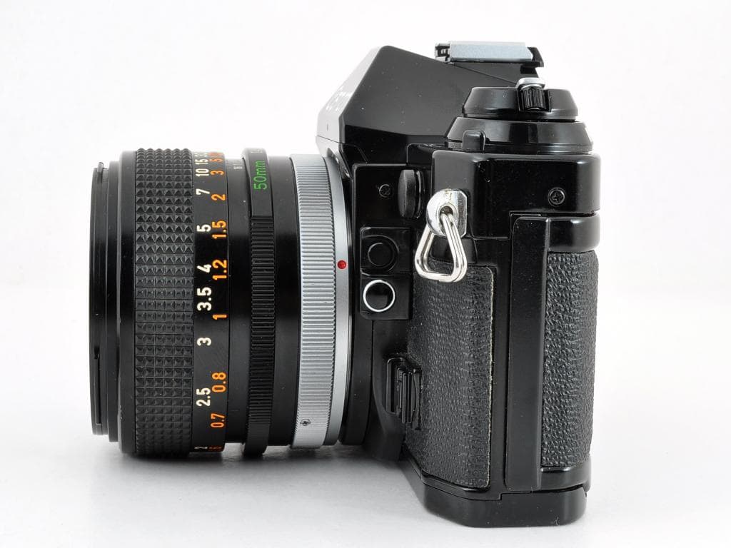 キヤノン AE-1 PROGRAM ブラック FD 50 f1.4 SSC 動確 キヤノン AE-1