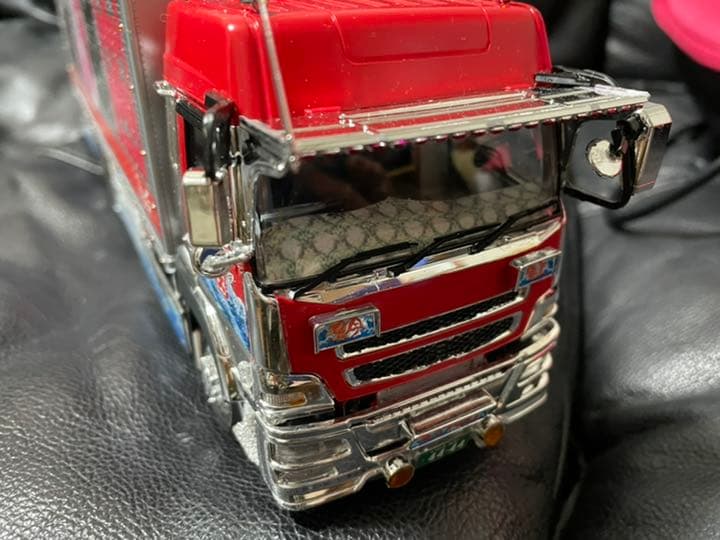 アオシマ 1/32 最新 デコトラ 押田運送 二代目角文観光 完成品