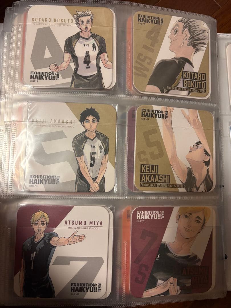 ハイキュー!! ハイキュー展 コースターBOX 第5弾　原画展 特典 48枚