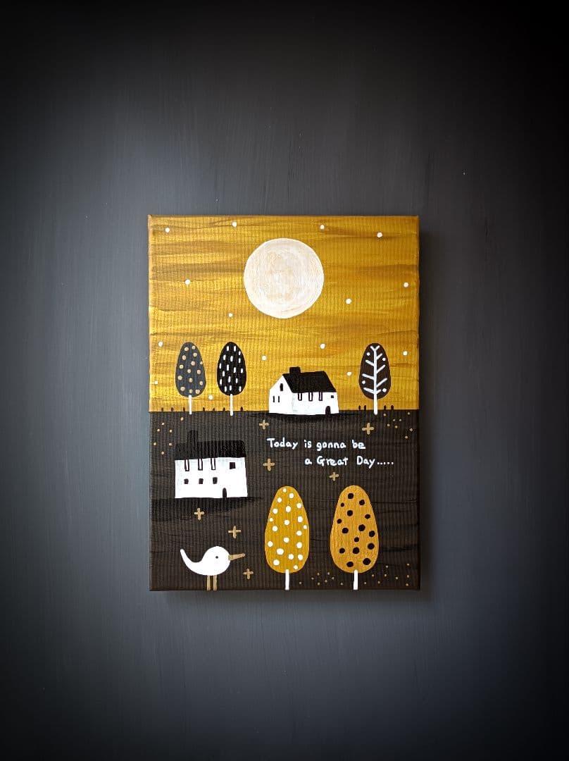 ✿月野乃亜 Unique F4／333×242mm 現代アート 250827