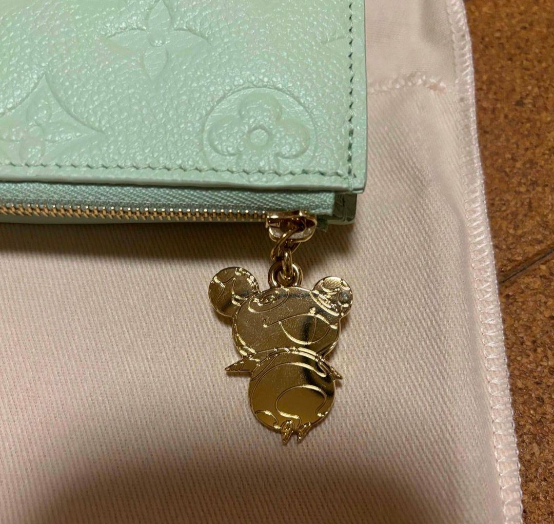 ルイヴィトン 村上隆 ポルトフォイユ リサ グリーンティー m14088