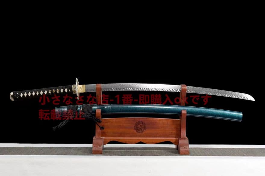 武具　刀装具　日本刀　模造刀   居合刀 『銀風波浪武士刀』