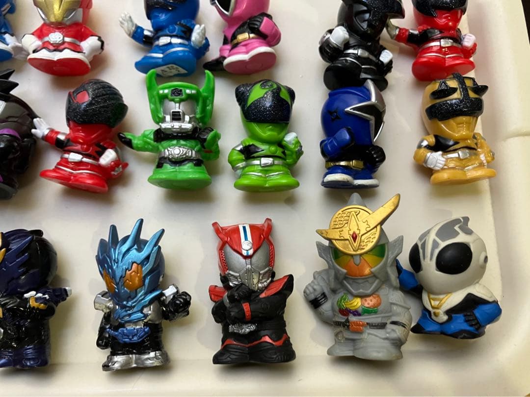 スーパー戦隊 仮面ライダー ミニフィギュア 指人形 36体 - メルカリ