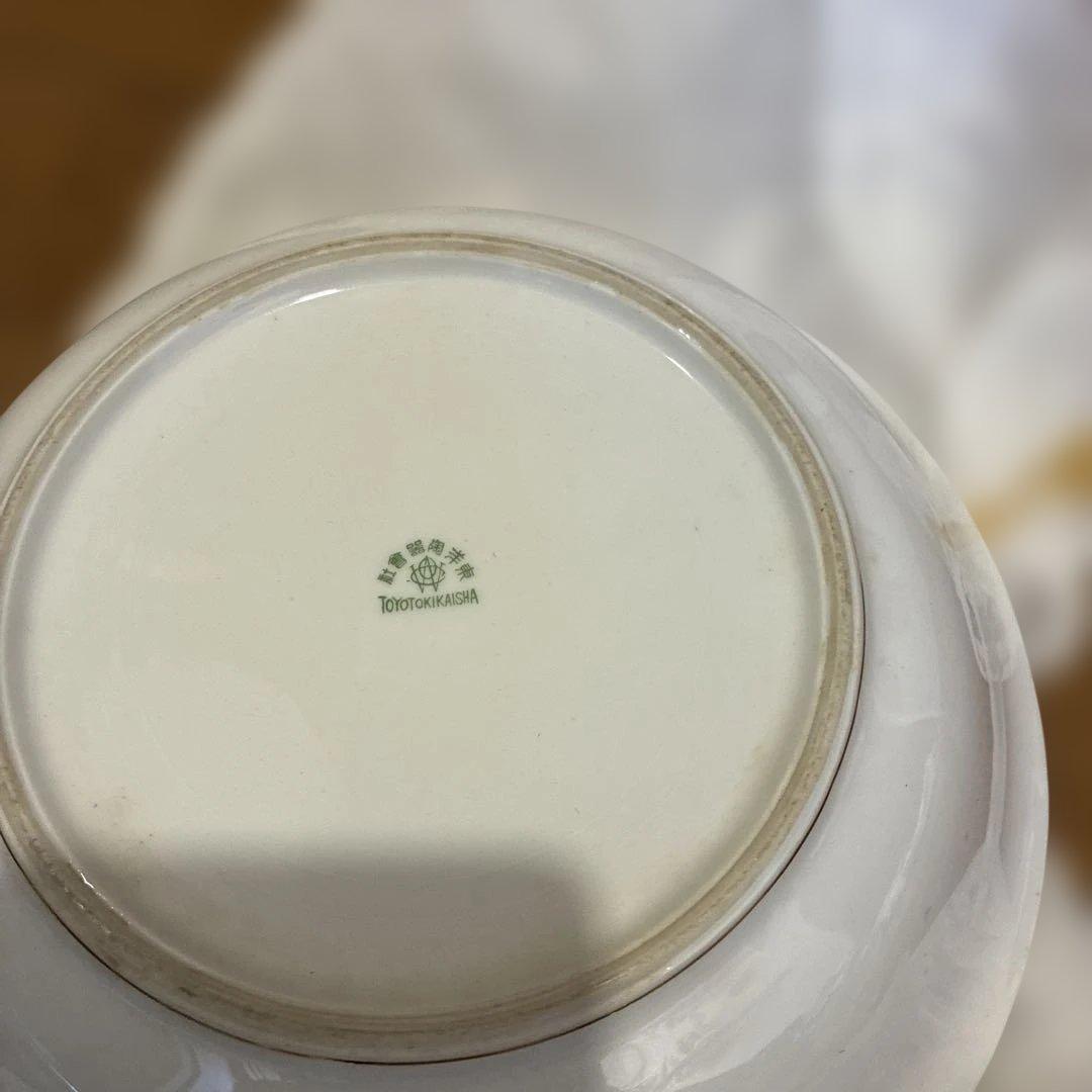 アンティーク オールド陶東 東洋陶器會社 戦前 OCW印 ボウル 鉢 ラスター彩