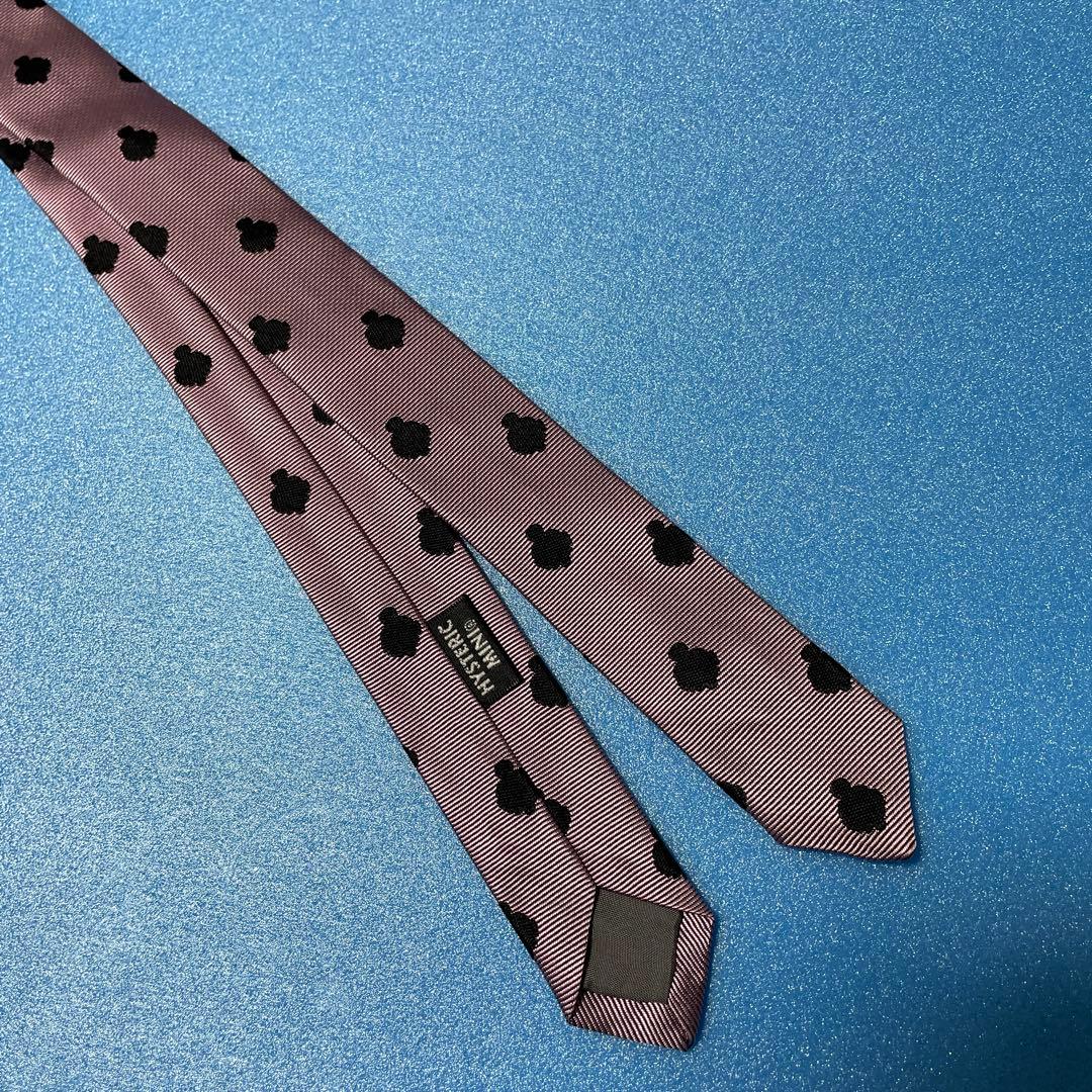 新品タグ付☆ヒステリックミニ☆素敵なピンク系のネクタイ☆FREE｜