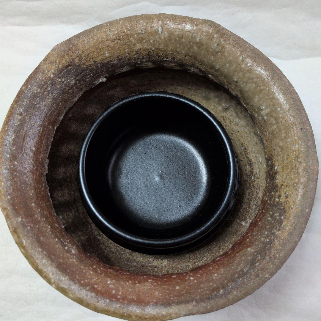 信楽 透かし鉢】 信楽 透かし鉢】