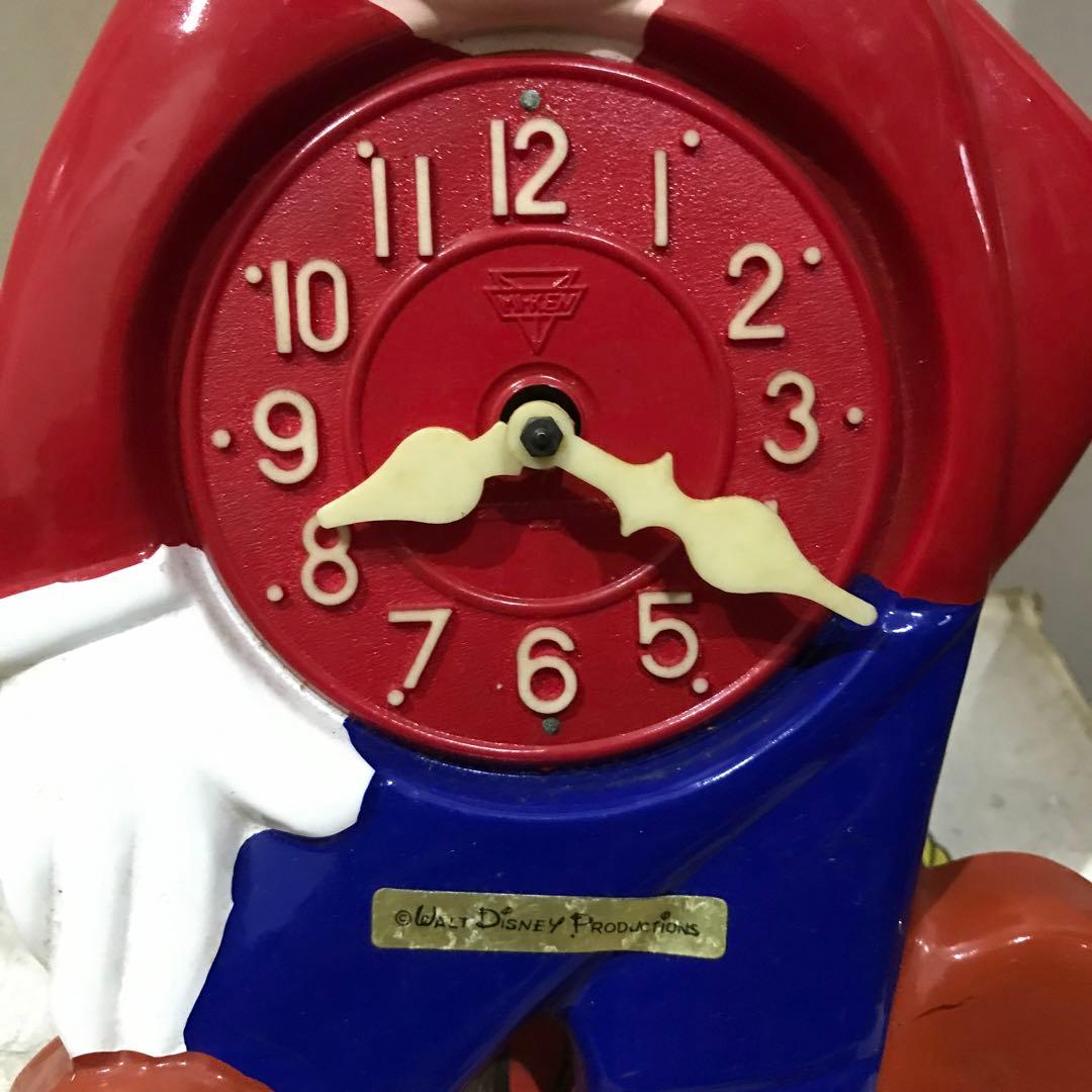 美品 ミケン DISNEY ミッキーマウス 振り子時計