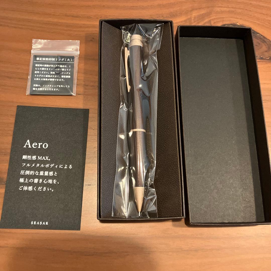 Aero 剛性感MAXシャープペン seasar ダークブラウン しーさー - メルカリ