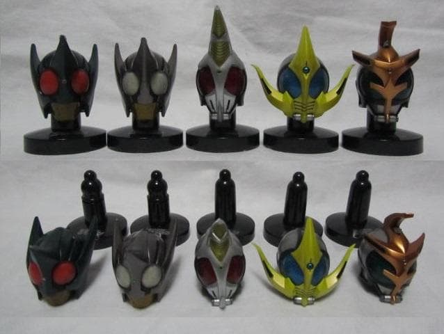 仮面ライダーマスクコレクション▼ライダーマスコレ▼仮面ライダーカブト▼１７種