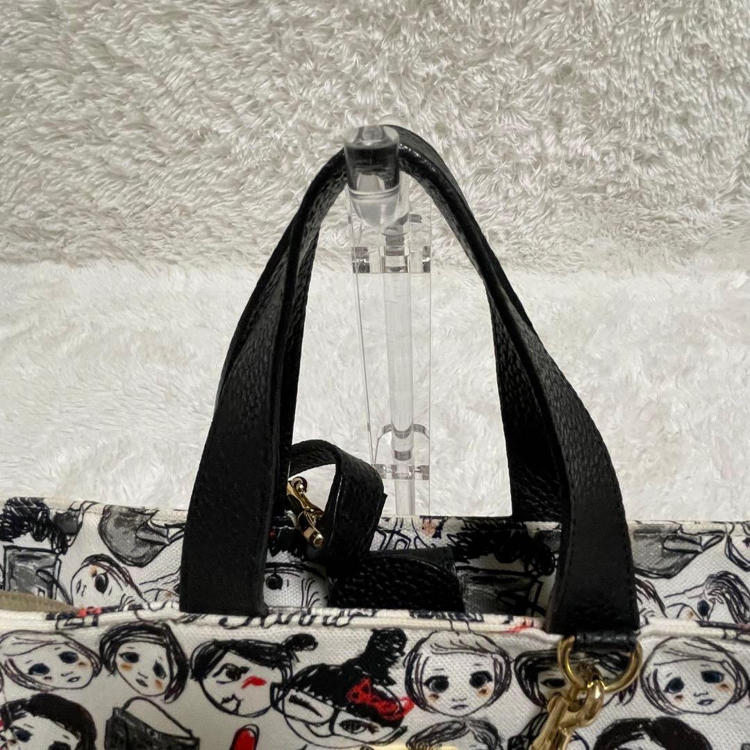 IANNEエクランフェイスハンドバッグ　2way